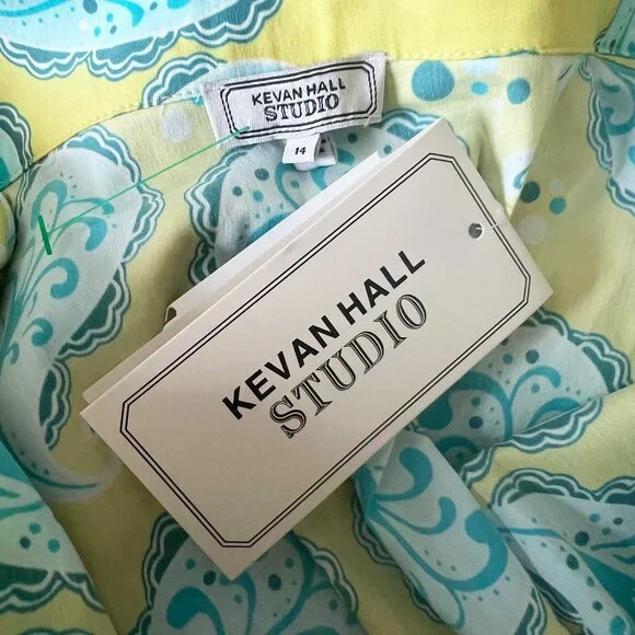 Paisley zip-up shirt dress retro-inspired - Picture 6 of 9